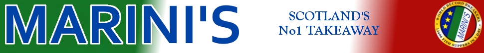 Marini's fish and chip and takeaway restaurants